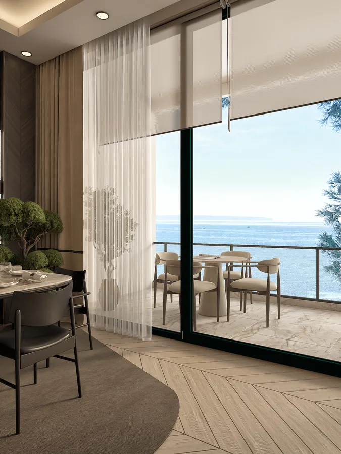 BluVerde Balkon — Deniz Manzarası