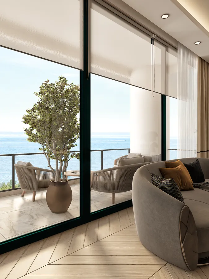 BluVerde Balkon — Deniz Manzarası